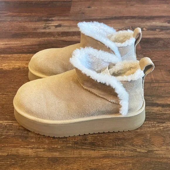 Koolaburra by UGG Women Koola Ultra Mini Platform Ankle Boot Size 9 - Picture 6 of 15